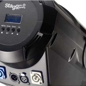 STAGG Projecteur découpe de 180 watts, armature noire en plastique (Fixed Lens Spot 180 RGBW)