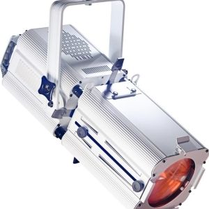 STAGG Projecteur découpe de 200 watts, RGBW, armature blanche en métal (Spot 200)