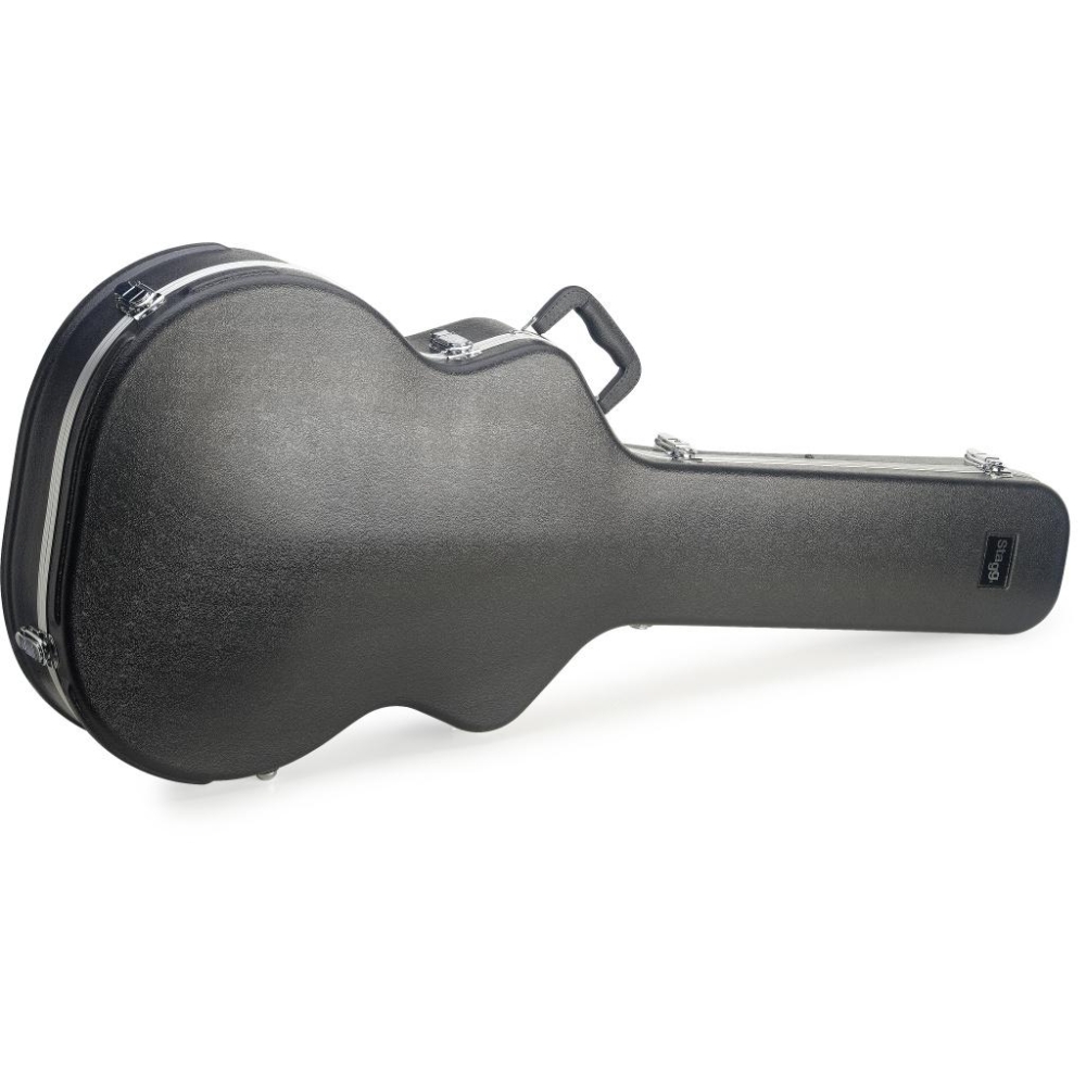 STAGG Etui rigide et léger en ABS pour guitare jumbo, série Basic