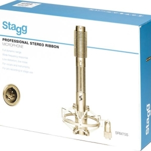 STAGG Microphone à ruban stéréo