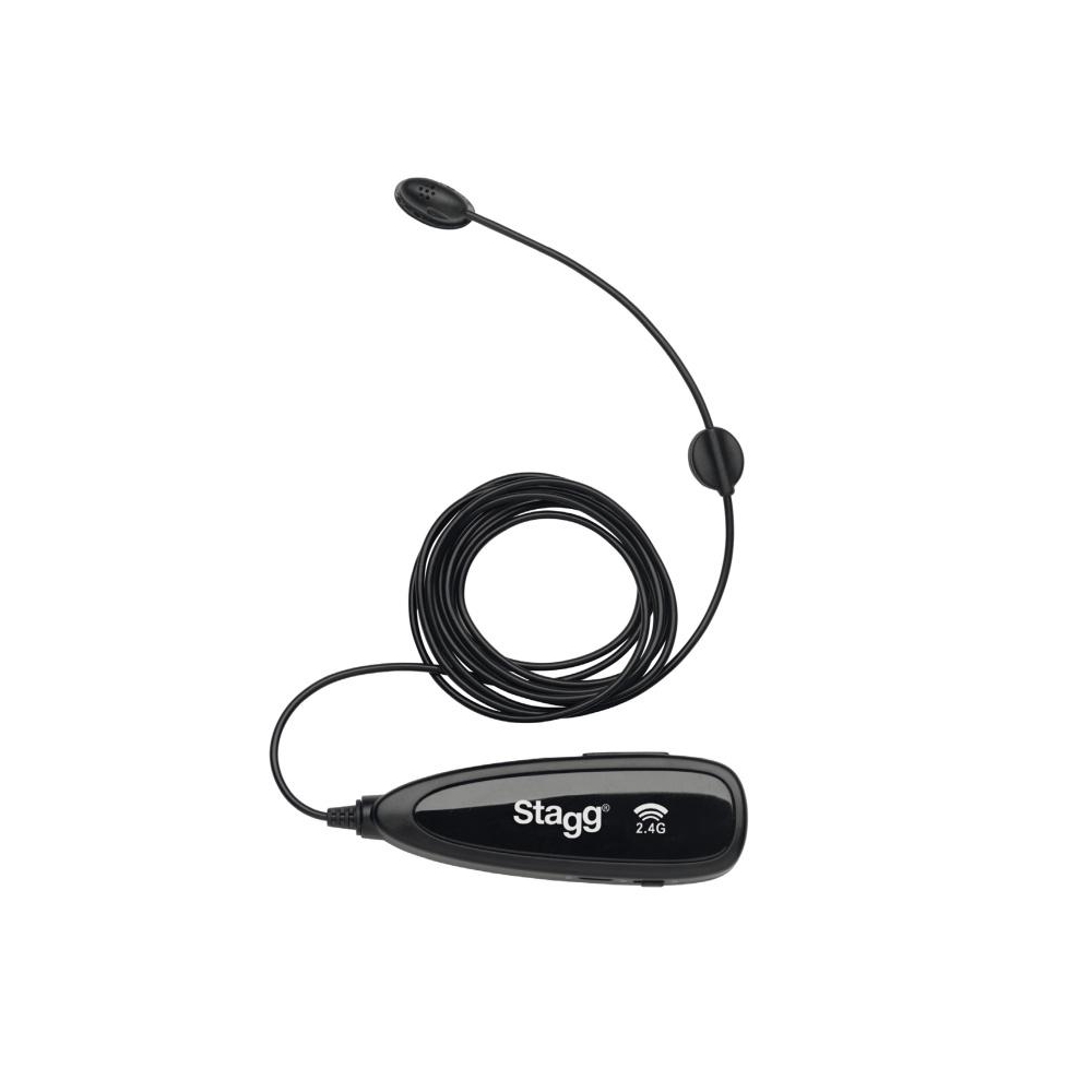 STAGG Pack microphone de surface sans fil (avec émetteur et récepteur)