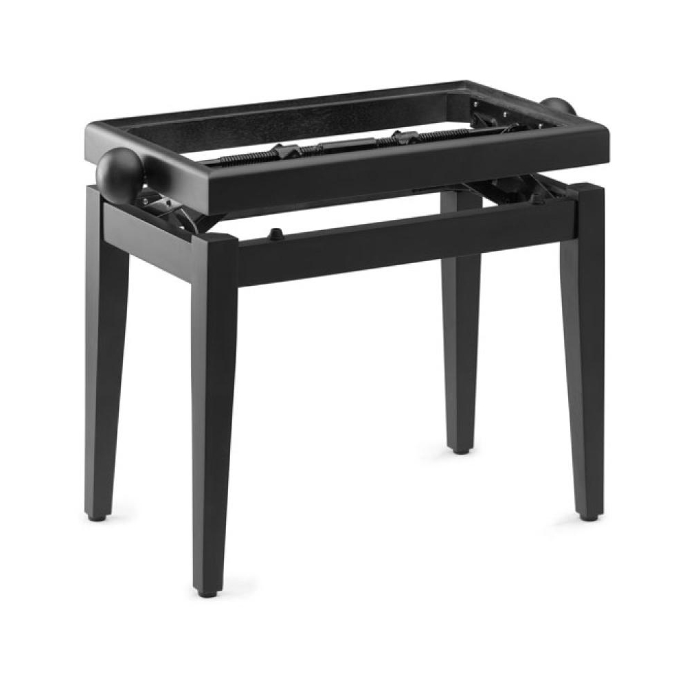 STAGG Banquette de piano, couleur noir mat, sans pelote