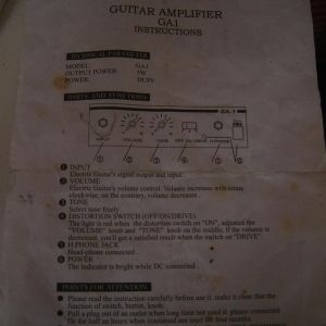 Amplificateur 5 watts Daphon