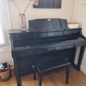 Roland Piano numérique HP-508 finition ébène poli