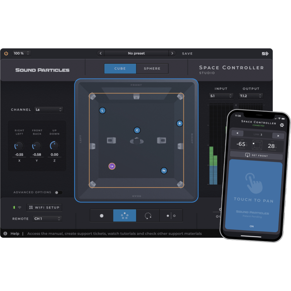 Sound Particles Space Controller Standard