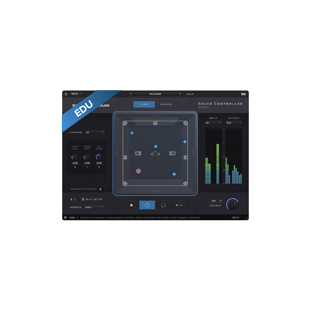 Sound Particles Space Controller Stantdard - Licence Education