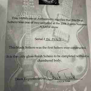Guitare Dean Soltero NAMM SHOW 2006