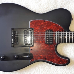 Harley Benton Guitare TE-20HH SBK Modifiée