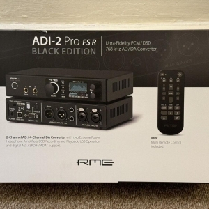 RME ADI-2 Pro FS R édition noire - interface audio USB et amplificateur casque