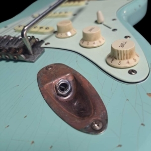 Stratocaster surfgreen relic ( partcaster )