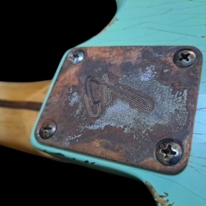 Stratocaster surfgreen relic ( partcaster )