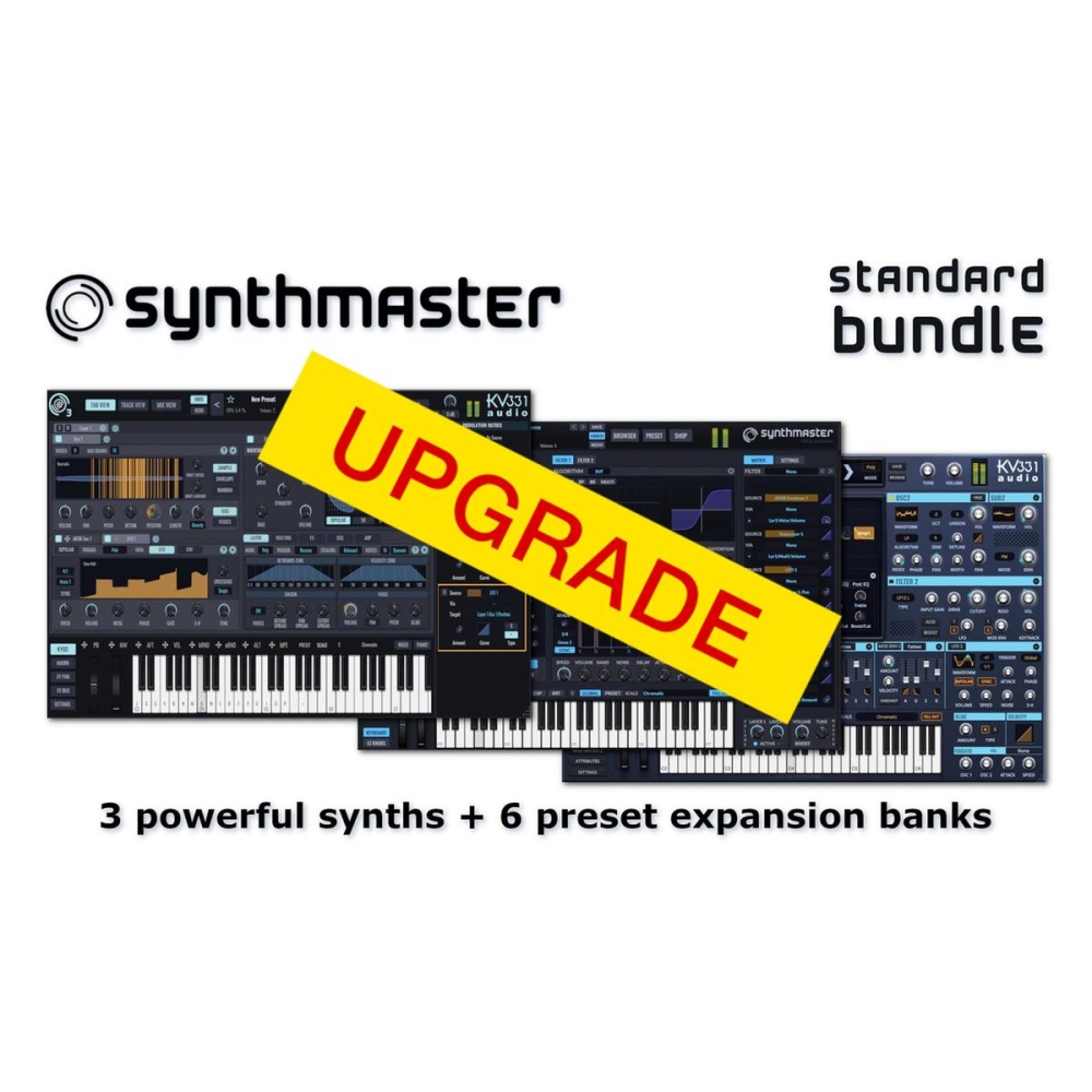 KV331 SynthMaster 3 - Mise à Niveau Standard Bundle