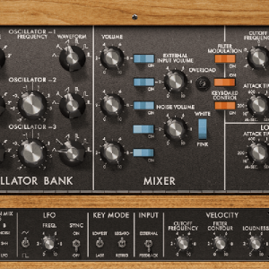 Universal Audio UAD Moog Minimoog Native