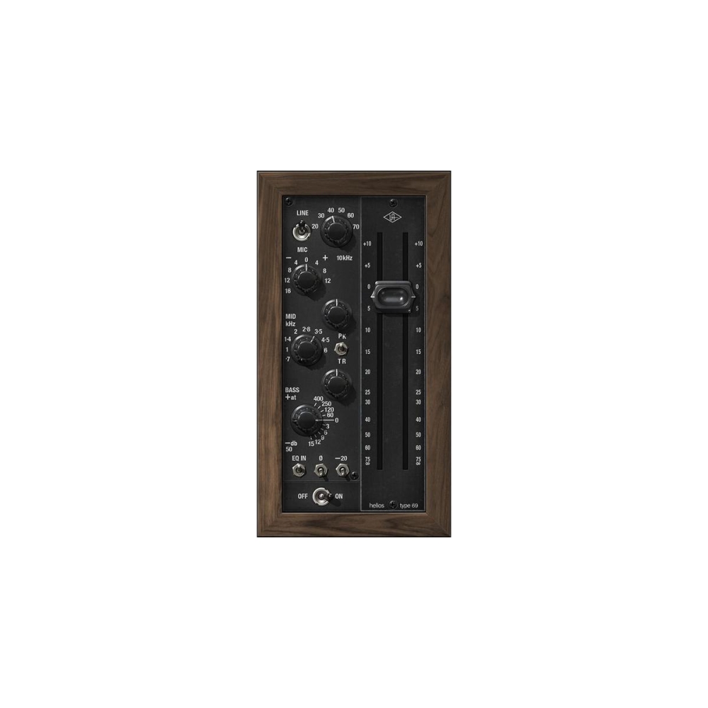 Universal Audio UAD Helios Type 69 Preamp and EQ Collect Native