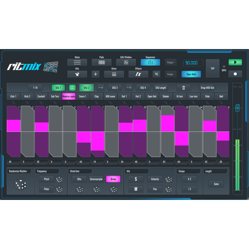 Soundbridge RitMix: Drum Machine