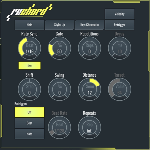 Soundbridge reChord: Arpeggiator