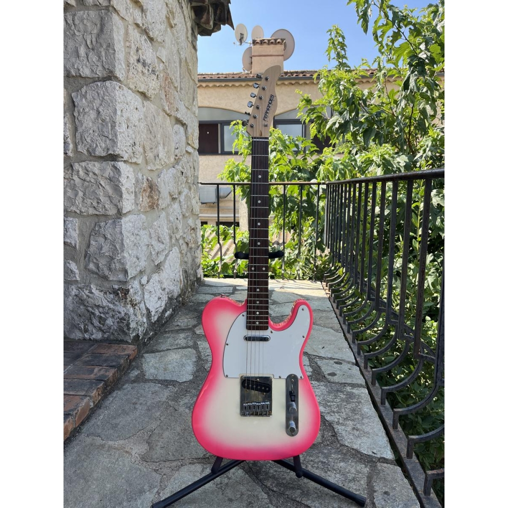 Fernandes Tele pink burst