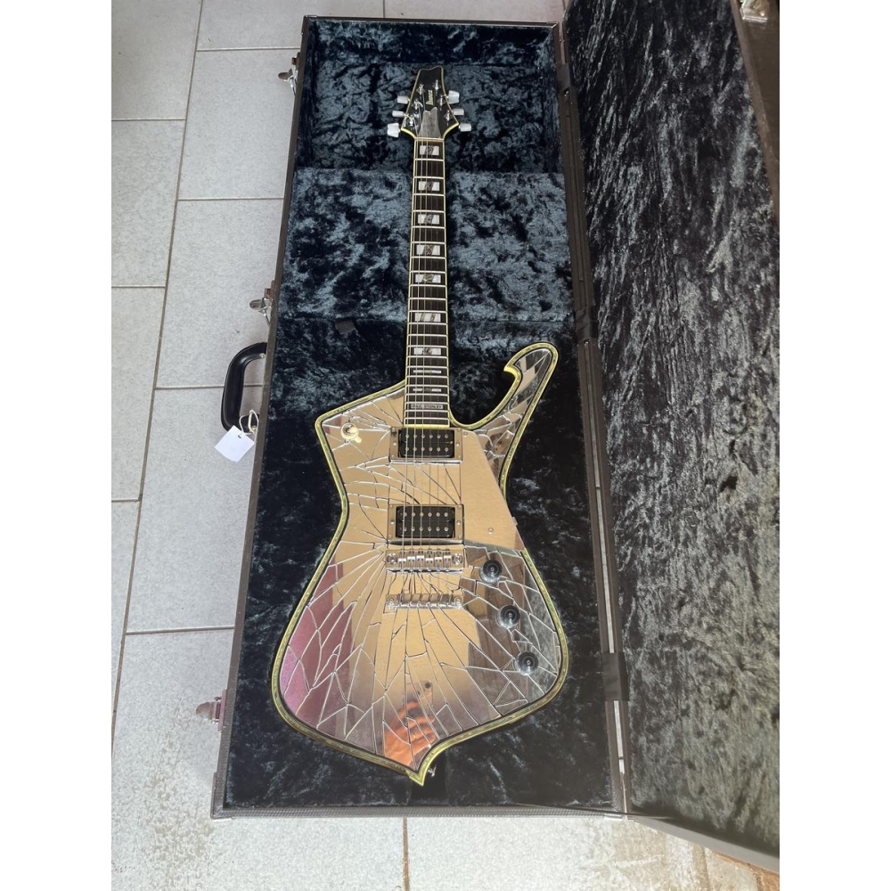 Ibanez Iceman PS1CM Paul Stanley cracked mirror (Kiss)