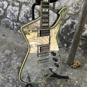 Ibanez Iceman PS1CM Paul Stanley cracked mirror (Kiss)