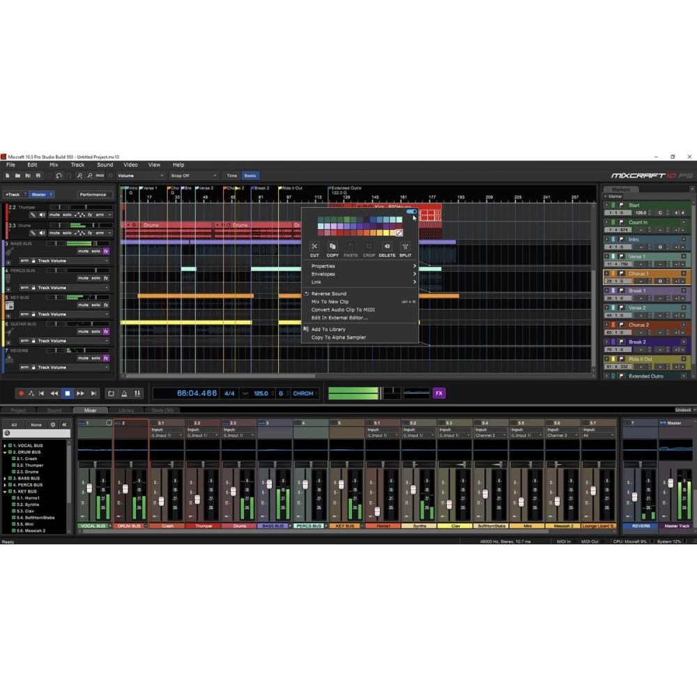 Mixcraft 10.5 Pro Studio Academic