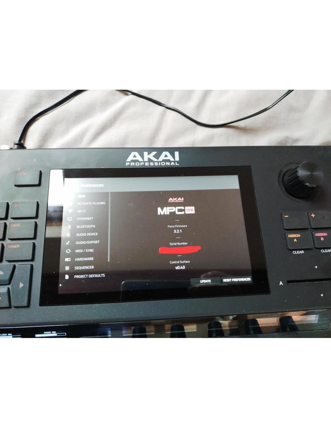 Akai Force mit ALLEN selling Plug-ins und SSD