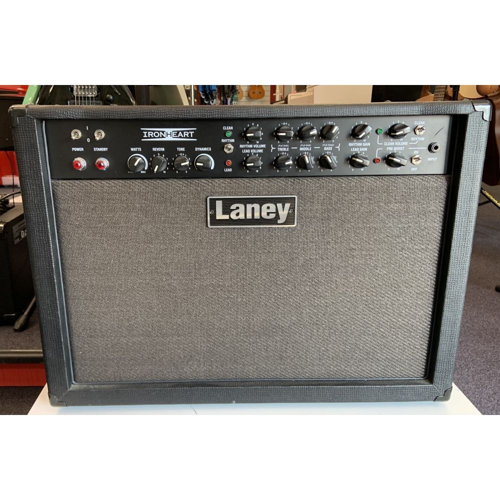 LANEY AMPLI GUITARE ELECTRIQUE A LAMPES 60W IRONHEART destockage