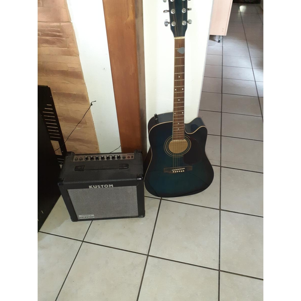 Pack Guitare électro-acoustique Stol et Ampli Kustom 30W