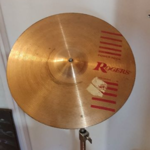 Rogers Powers  cymbale Crash 16 , vintage 1970/1980