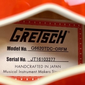 Gretsch G6620TFM Players Edition Nashville Center Block with Flame Maple Top