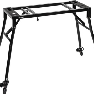 Stand réglable pour table de mixage ou clavier, avec pieds inclinés