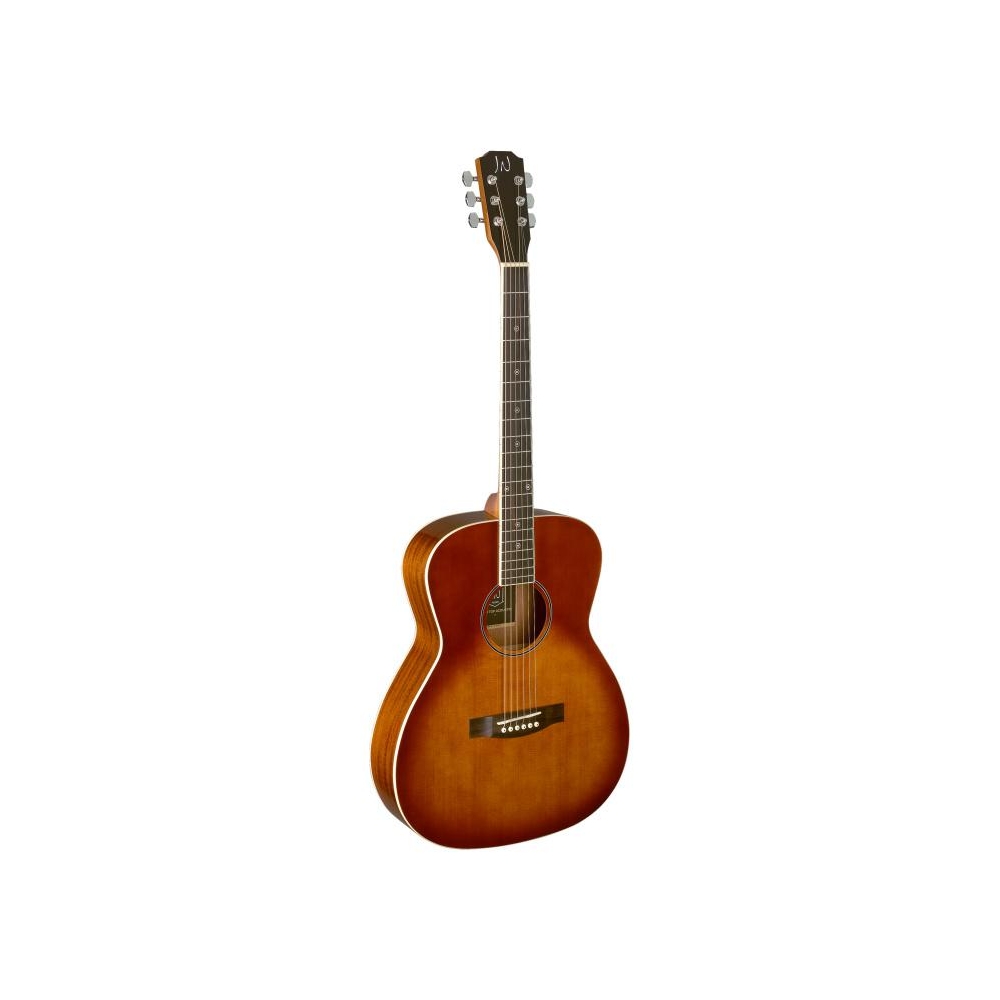 Guitare acoustique auditorium cherryburst foncé avec table en épica massif, série Bessie