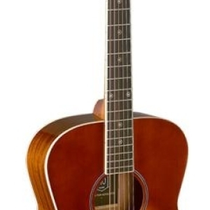 Guitare acoustique auditorium cherryburst foncé avec table en épica massif, série Bessie