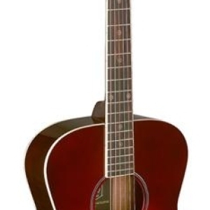 Guitare acoustique auditorium redburst transparent avec table en épica massif, série Bessie