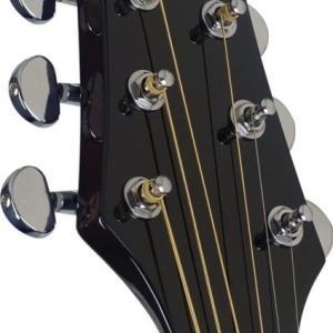 Guitare dreadnought Slope Shoulder, noire