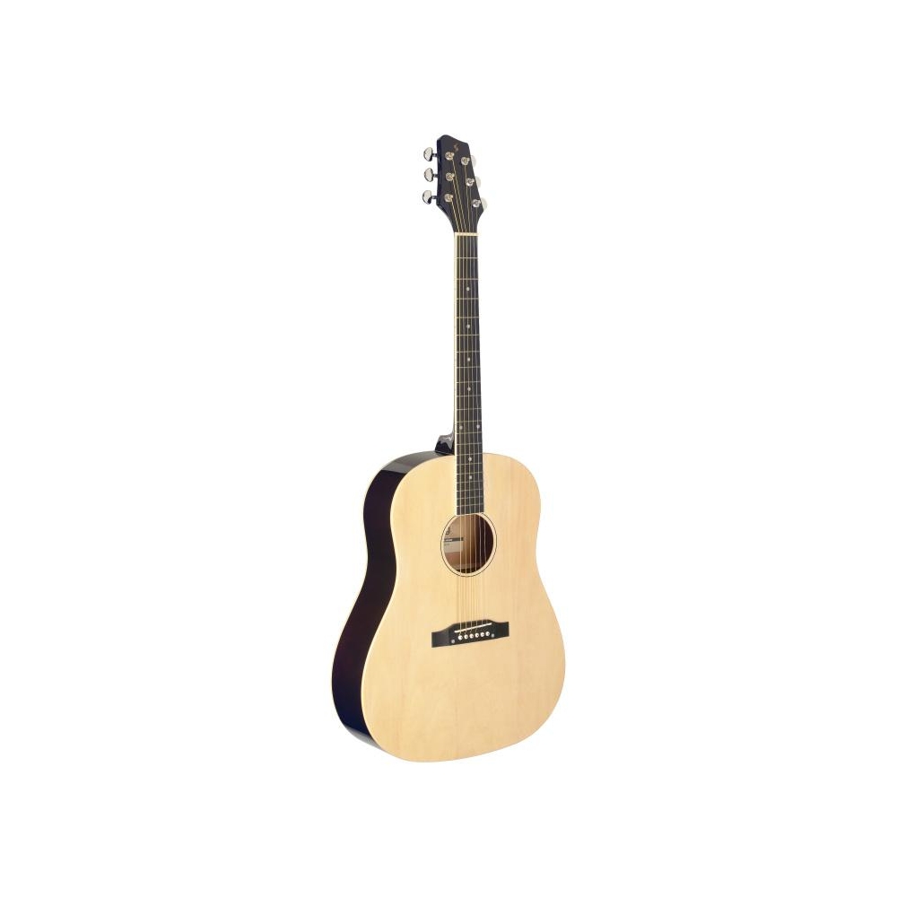 Guitare dreadnought Slope Shoulder de couleur naturelle