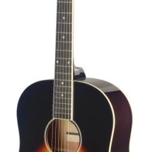 Guitare dreadnought Slope Shoulder, sunburst, modèle gaucher