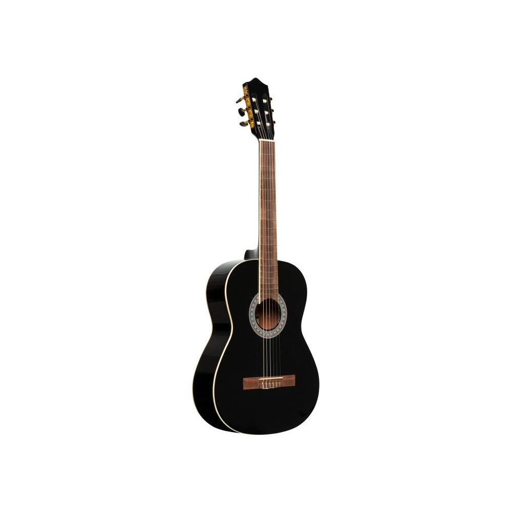 Guitare classique SCL60 avec table en épicéa, noire