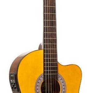 Guitare classique électro-acoustique pan coupé SCL60 avec EQ 4 bandes de B-Band, couleur naturelle