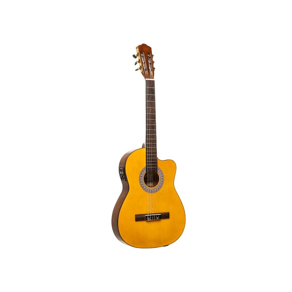 Guitare classique électro-acoustique pan coupé SCL60 avec EQ 4 bandes de B-Band, couleur naturelle