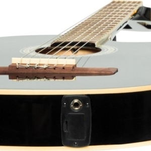 Guitare classique électro-acoustique pan coupé SCL60 avec EQ 4 bandes de B-Band, noire