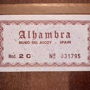 Alhambra Modèle 2C de 1997