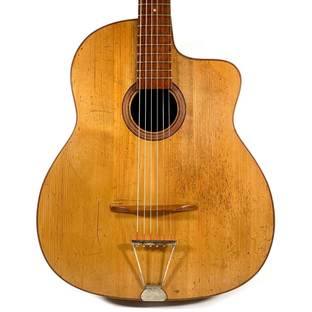 Guitare Manouche A. Carbonell Bouche Ronde 1950's