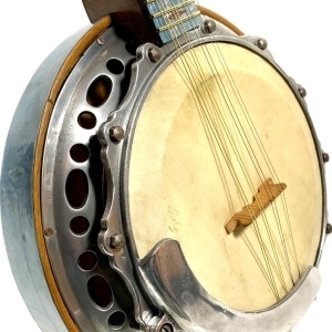 Banjo-Mandoline (Banjoline) Atelier Jacobacci Décoré de 1947