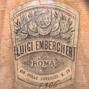 Mandoline Luigi Embergher Orchestra 1 de 1906