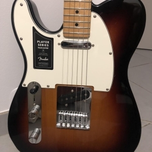 Fender telecaster player séries 3 tons sunburst (gaucher)