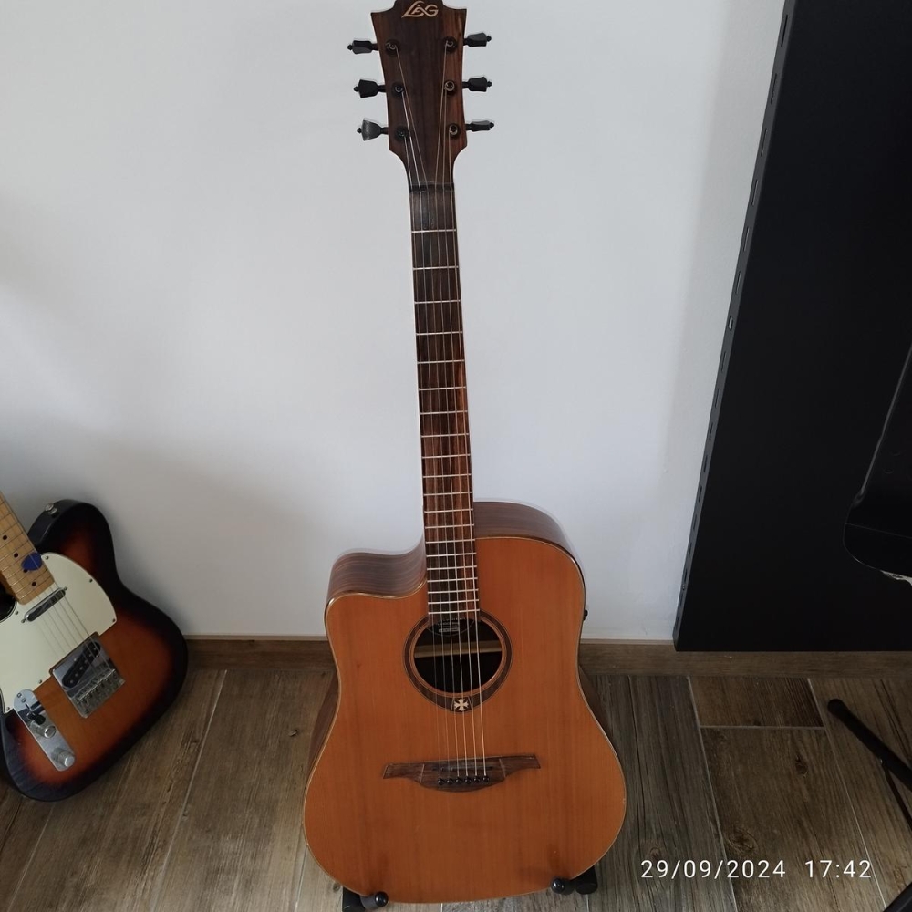 LAG TL300DCE Guitare gaucher électro acoustique