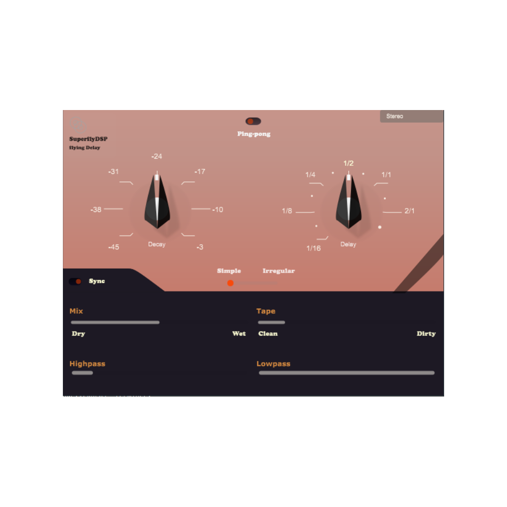 SuperflyDSP Flying Delay