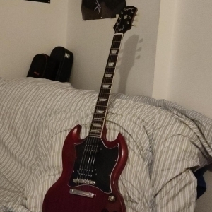 Epiphone SG Red Cherry Micro Gibson 57's Les Paul