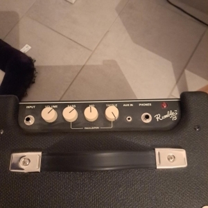 Eagletone basse gaucher + ampli Fender + Korg Volca