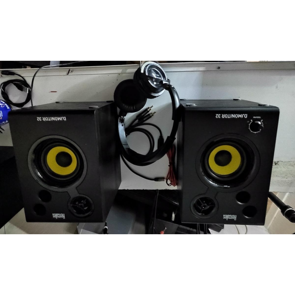 Hercules dj monitor 32 + casque